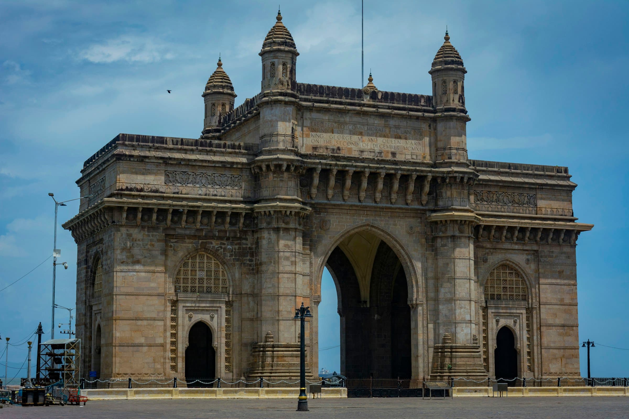 The Gateway of India in Colaba, Mumbai, the arch the Taj Mahal Palace faces