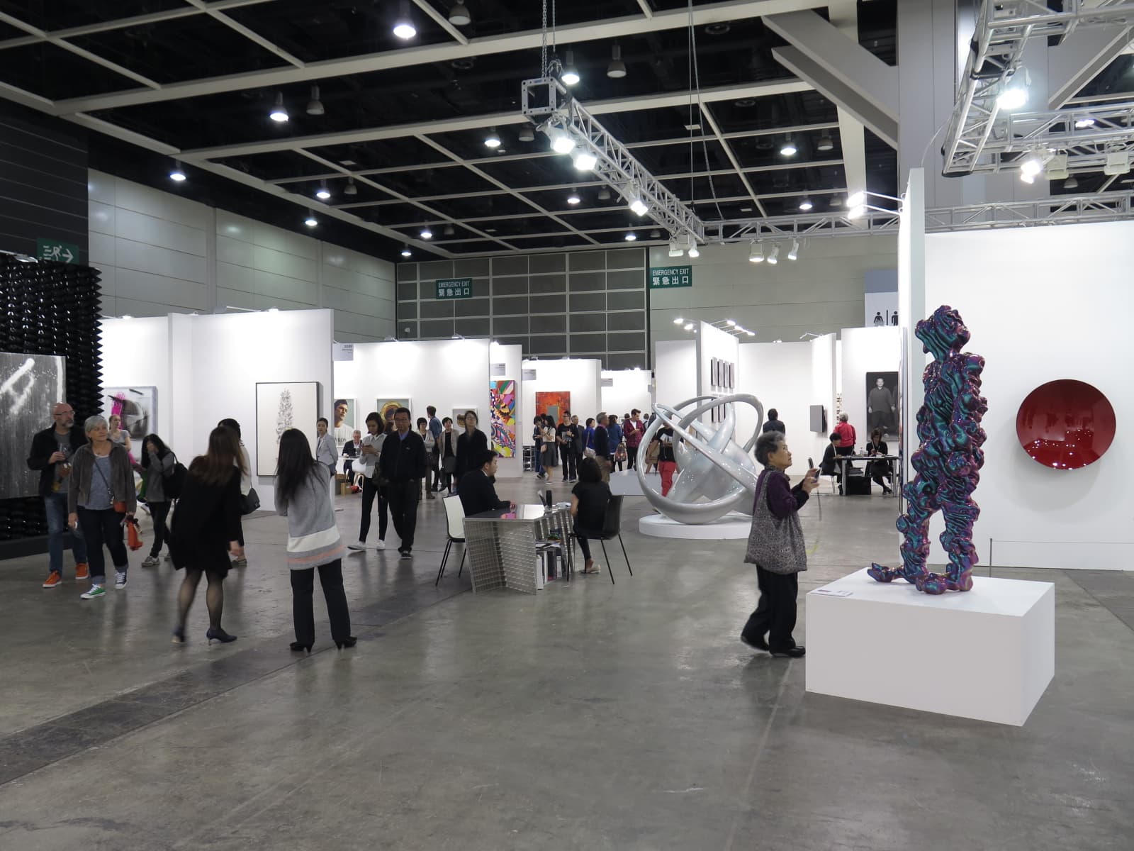 Art Basel Hong Kong preview floor at HKCEC