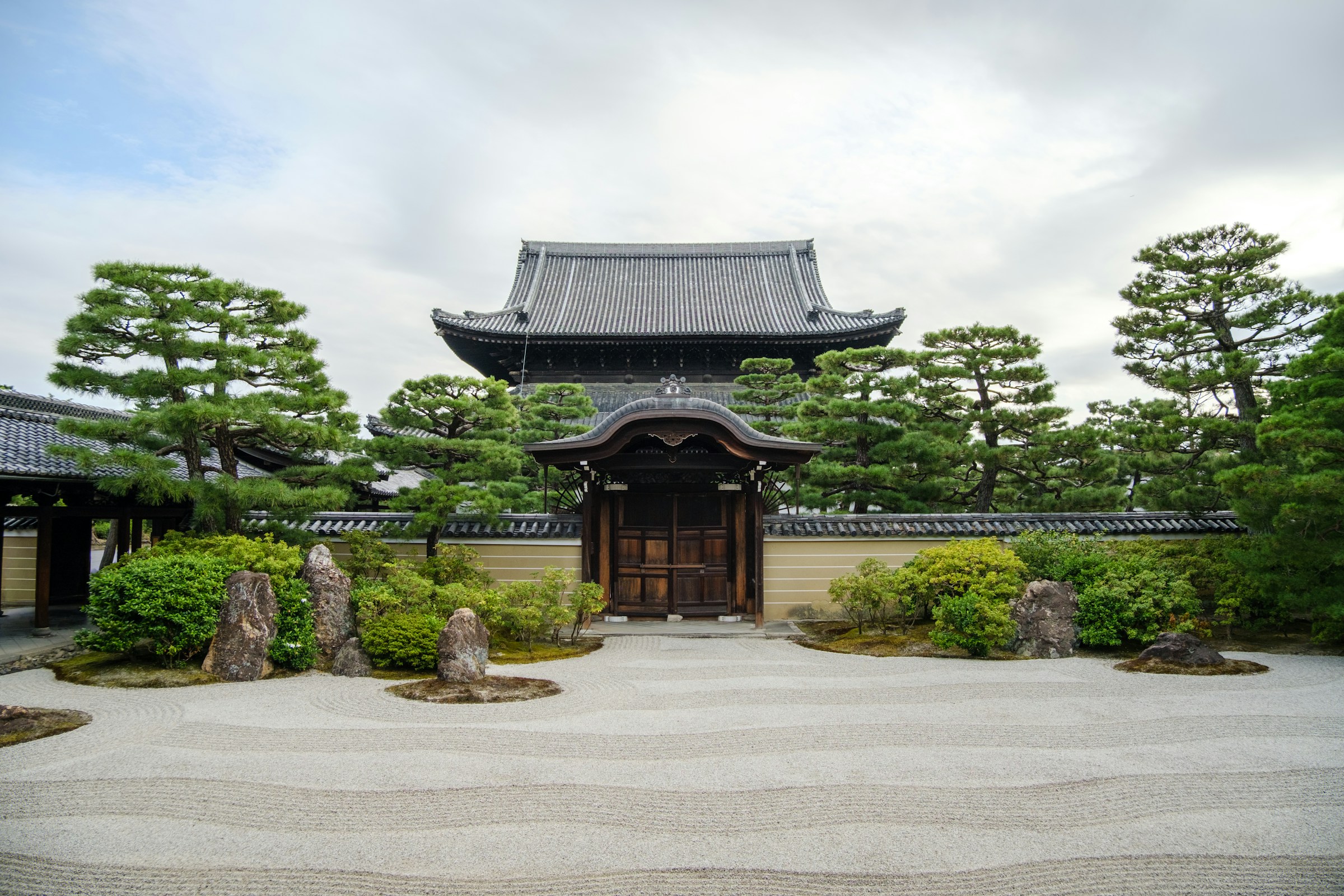 Zen garden at Kennin-ji Temple, Kyoto