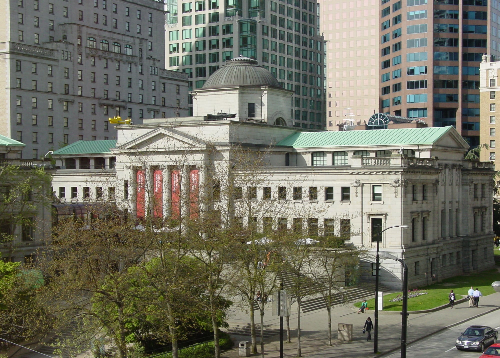 Robson Square side of the Vancouver Art Gallery former courthouse