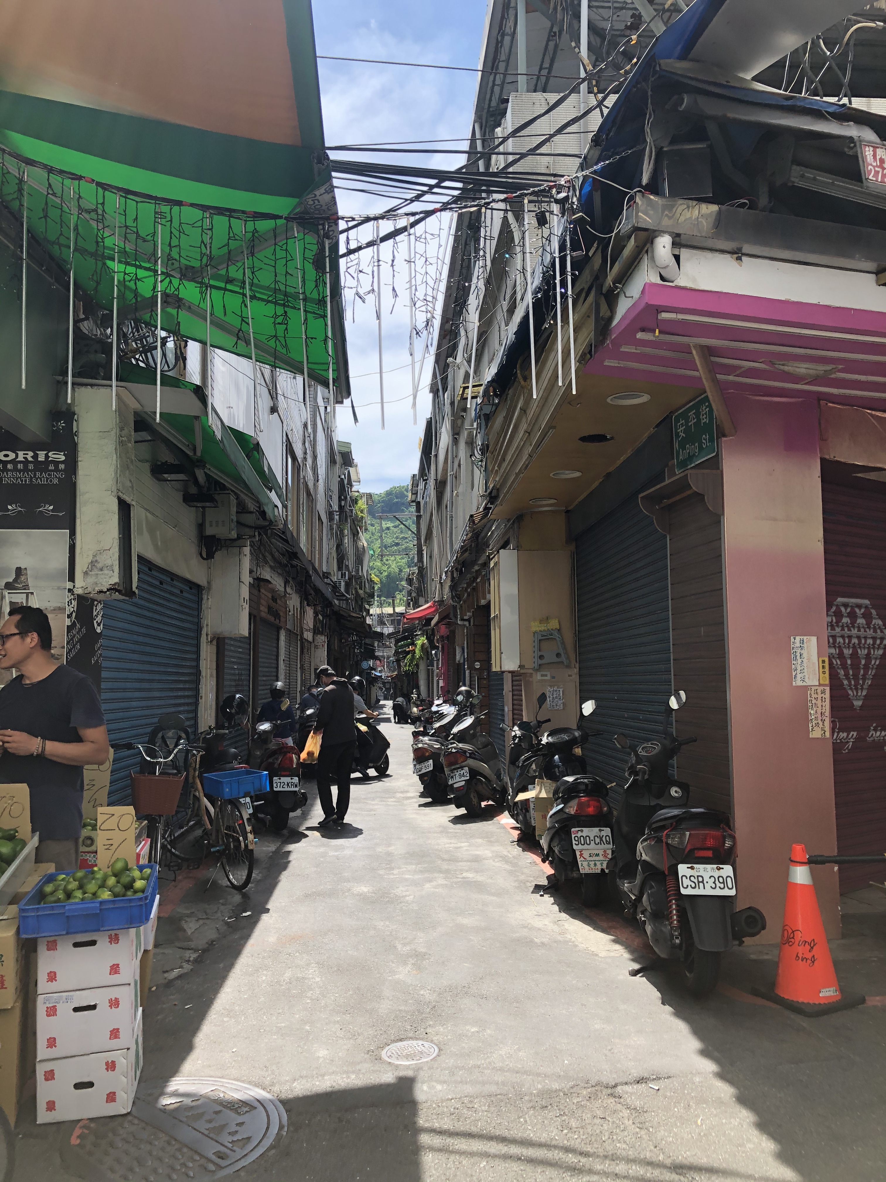 Anping Street at Shilin Night Market, Taipei