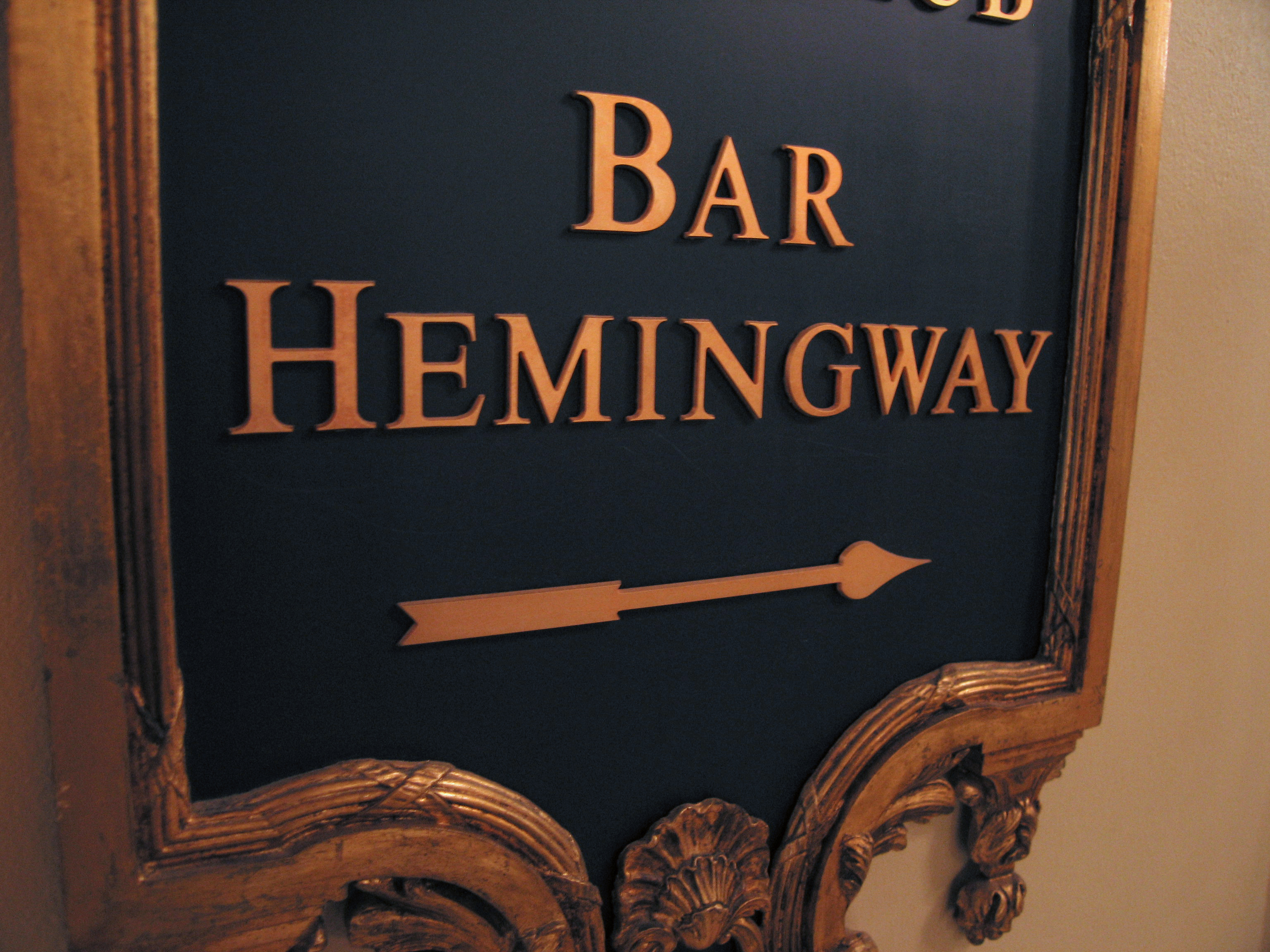 Bar Hemingway interior, Ritz Paris