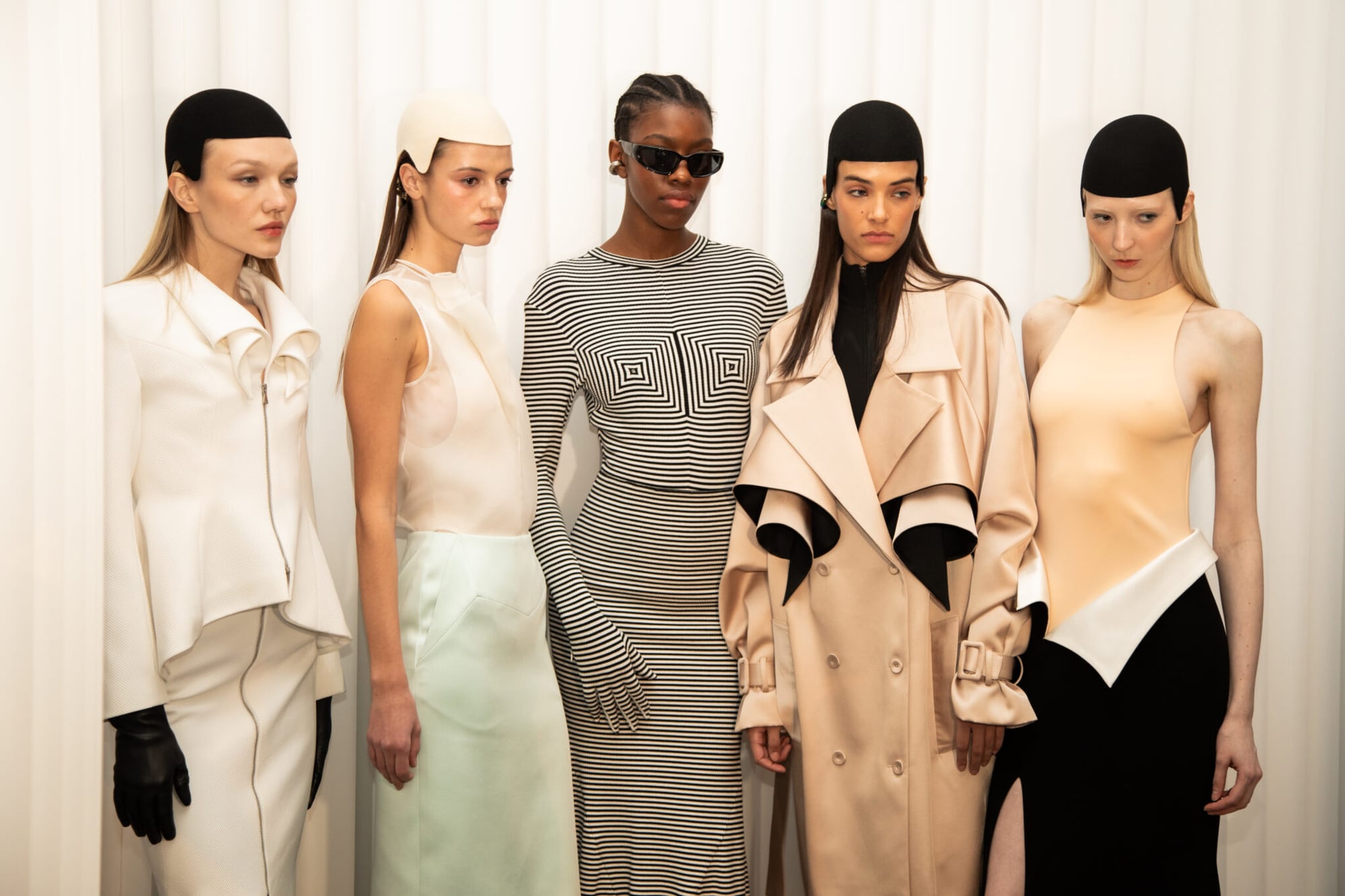 Vickteerut Fall/Winter 2026 looks on the Up to the Sky runway at One World Observatory
