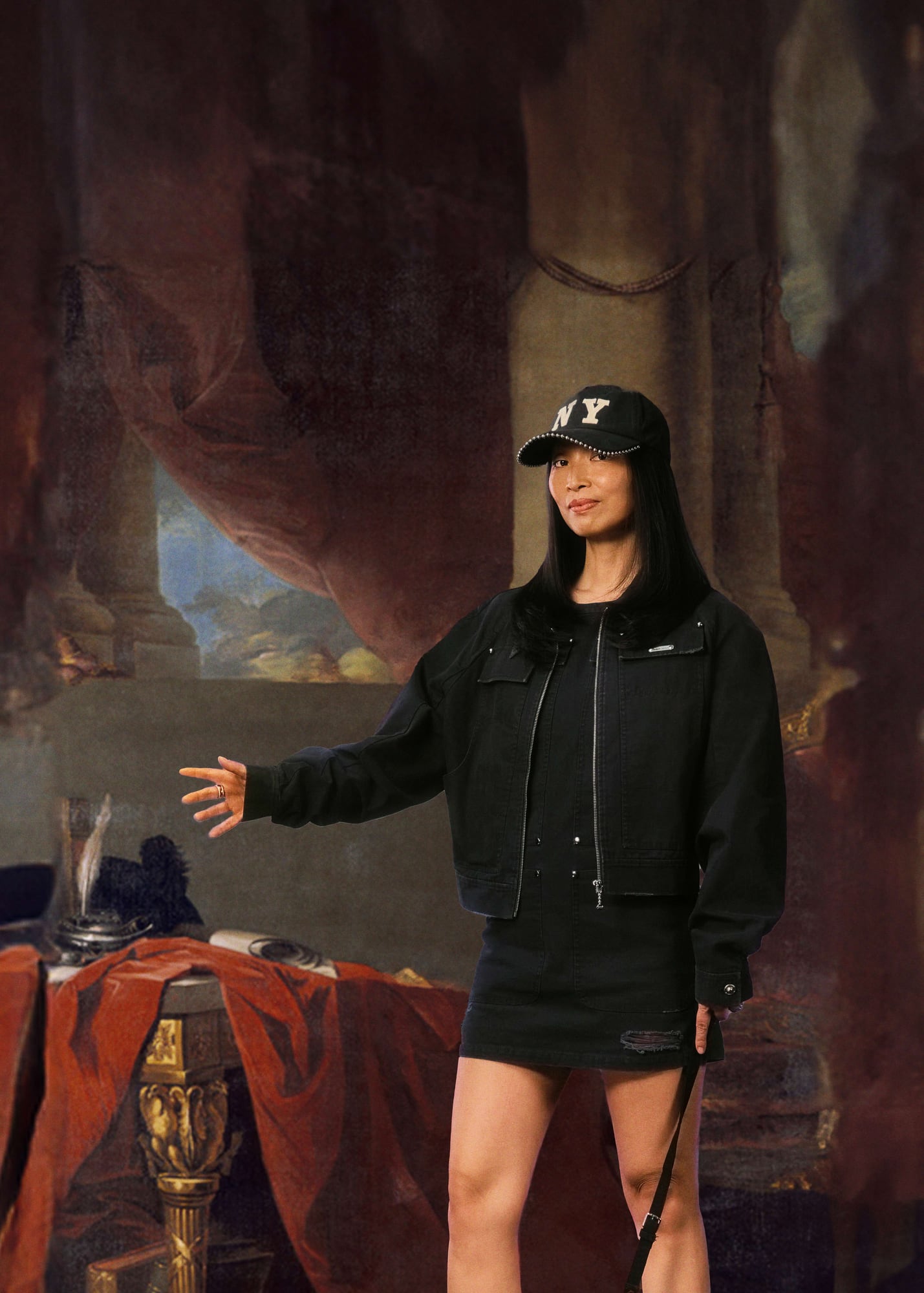 Jodie Chan in Private Policy at the CFDA Powerful Women portrait shoot