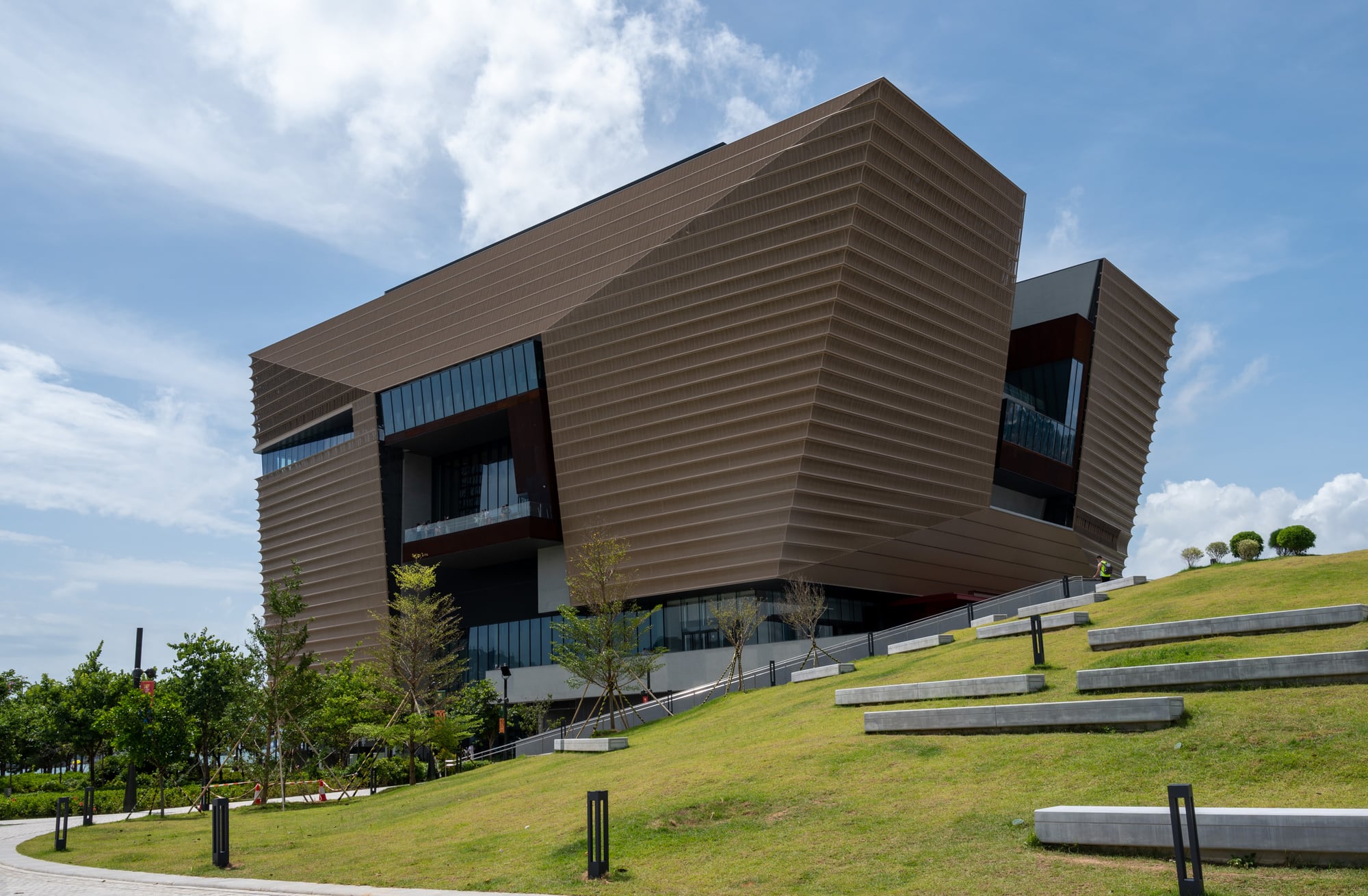 Hong Kong Palace Museum exterior at West Kowloon Cultural District